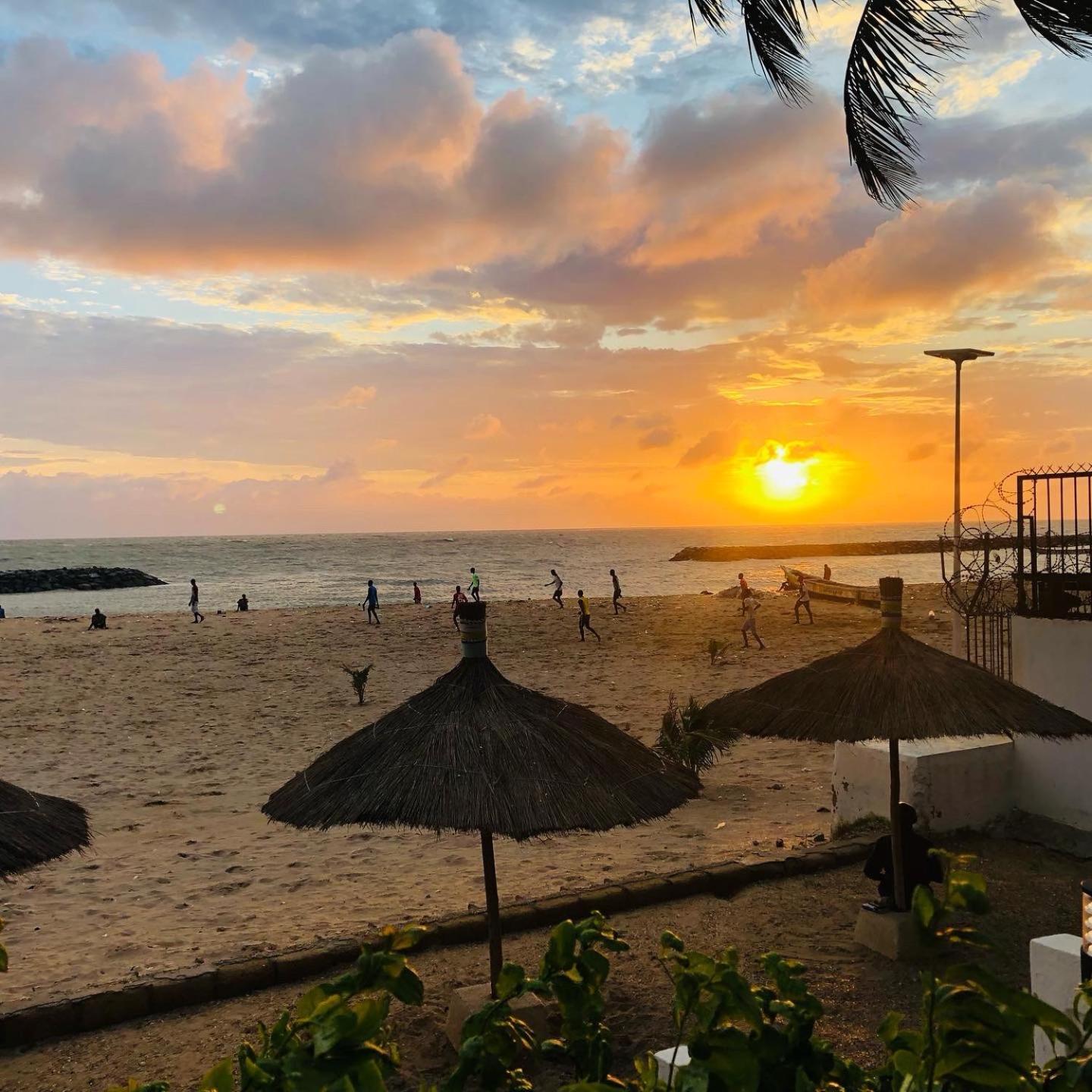 West African Beach Saly Bagian luar foto